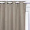 Image de Rideau occultant Feuilles beige 140x260cm - Atmosphera Créateur dintérieur