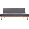 Image de Canapé convertible dohan 3 places gris ardoise DOHAN
