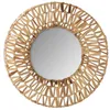 Image de Miroir tressé fibre naturelle D45cm - Atmosphera Créateur dintérieur