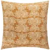 Image de Housse De Coussin "fleur" - Coton Et Chenille - Jaune Ocre - 40x40 Cm - Atmosphera