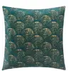 Image de Housse De Coussin Vert Cèdre 40x40cm - Atmosphera