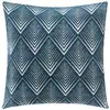 Image de Housse De Coussin Chiara Geo Bleu 40x40cm - Atmosphera