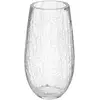Image de Vase Bombé Verre Craquelé H27cm - Atmosphera
