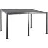 Image de Tonnelle 4x3 m Avila graphite avec rails Hespéride