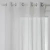 Image de Voilage Sab blanc 140x240cm - Atmosphera Créateur dintérieur