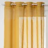 Image de Voilage jaune moutarde 140x240cm - Atmosphera Créateur dintérieur