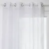 Image de Voilage Devo blanc 140x240cm - Atmosphera Créateur dintérieur