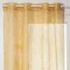 Image de Voilage Devo jaune moutarde 140x240cm - Atmosphera Créateur dintérieur