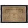 Image de Tapis kahi en jute bord noir 120x170cm KAHI