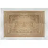 Image de Tapis Kahi En Jute Bord Blanc 120x170cm - Atmosphera