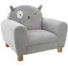 Image de Fauteuil enfant chat gris - Atmosphera Créateur dintérieur