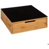 Image de Porte-capsules 2 tiroirs bambou - 5 five simply smart