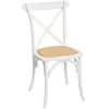 Image de Chaise "isak" Hêtre Et Cannage Blanc - Atmosphera Créateur D'intérieur