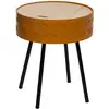 Image de Table D'appoint Coffre Shiro Jaune Moutarde D39cm - Atmosphera