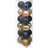 Image de Kit déco pour sapin de Noël - 18 Pièces - Bleu et or