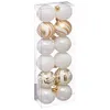 Image de Féérie Lights & Christmas - Kit de décorations pour sapin de noël - 12 Pièces - Blanc et nacré