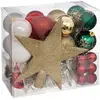 Image de Kit De Sapin Atelier Des Lutins 44 Pièces Doré/rouge - Atmosphera