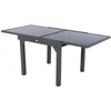Image de Table Piazza en Verre Graphite HESPERIDE