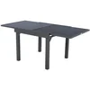 Image de Table Piazza Aluminium Graphite HESPERIDE