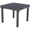 Image de Table de jardin extensible piazza graphite 8 places en aluminium traité époxy PIAZZA