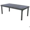 Image de Table de jardin extensible Piazza graphite 12 places en aluminium traité époxy - Hespéride