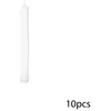 Image de Lot De 10 Bougies Bâtons Many Blanc 45g - Atmosphera