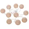 Image de Guirlande Led À Piles 10 Boules D.6cm Or - Atmosphera