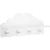 Image de Patère Enfant Nuage Blanc 4 Crochets - Atmosphera