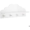 Image de Patère enfant Nuage blanc 4 crochets - Atmosphera Créateur dintérieur