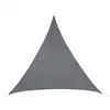 Image de Voile D'ombrage Triangulaire Curacao Ardoise 2x2x2m En Polyester - Hespéride