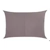 Image de Voile dombrage rectangulaire Curacao taupe 3x2m en polyester - Hespéride