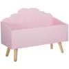 Image de Coffre Enfant Nuage Rose 58x28cm - Atmosphera