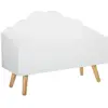 Image de Coffre Enfant Douceur Nuage Blanc 58x28cm - Atmosphera