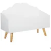 Image de Coffre enfant Douceur nuage blanc 58x28cm - Atmosphera Créateur dintérieur