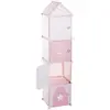 Image de Casiers De Rangement Enfant Colonne Rose 34x139cm - Atmosphera