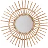 Image de Miroir Soleil Rotin D58cm - Atmosphera