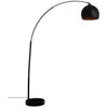 Image de Lampadaire arc Hyto marbre et métal noir H177cm - Atmosphera Créateur dintérieur