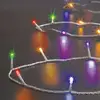 Image de Guirlande Lumineuse 100 Led 10m Avec Timer Extérieur Multicolore Fil Transparent - Feeric Lights & Christmas