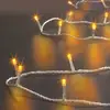 Image de Guirlande Lumineuse 100 Led 10m Avec Timer Extérieur Blanc Chaud Fil Transparent - Feeric Lights & Christmas