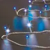 Image de Guirlande lumineuse extérieur 100 LED blanc froid/bleu 10m Feeric lights & christmas