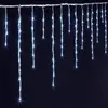 Image de Rideau Stalactique Lumineux 600 Led Effet Tombée De Neige 10m Avec Timer Extérieur Blanc Froid - Feeric Lights & Christm
