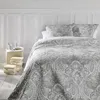 Image de Dessus de lit 2 taies Marie gris souris 260x240cm - Atmosphera Créateur dintérieur