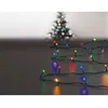 Image de Guirlande Lumineuse Solaire 200 Led Multicolore Sur 20 MÃ¨tres Avec 8 Jeux De LumiÃ¨re en occasion ou reconditionné