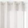 Image de Voilage Elsa blanc ivoire 140x240cm - Atmosphera createur dinterieur
