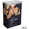 Image de Boîte biscotte métal Black Edition noir - 5 five simply smart