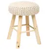 Image de Tabouret bas suzette - beige - atmosphera AUC3560238924600