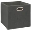 Image de Panier tissu 31x31cm Mix N Modul gris foncé chiné - 5 five simply smart