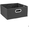 Image de Panier tissu 31x15cm Mix N Modul gris anthracite - 5 five simply smart