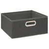 Image de Panier tissu 31x15cm Mix N Modul gris foncé chiné - 5 five simply smart
