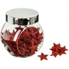 Image de Bocal D'accessoires Déco Pailletées D.2cm Rouge - Feeric Lights & Christmas